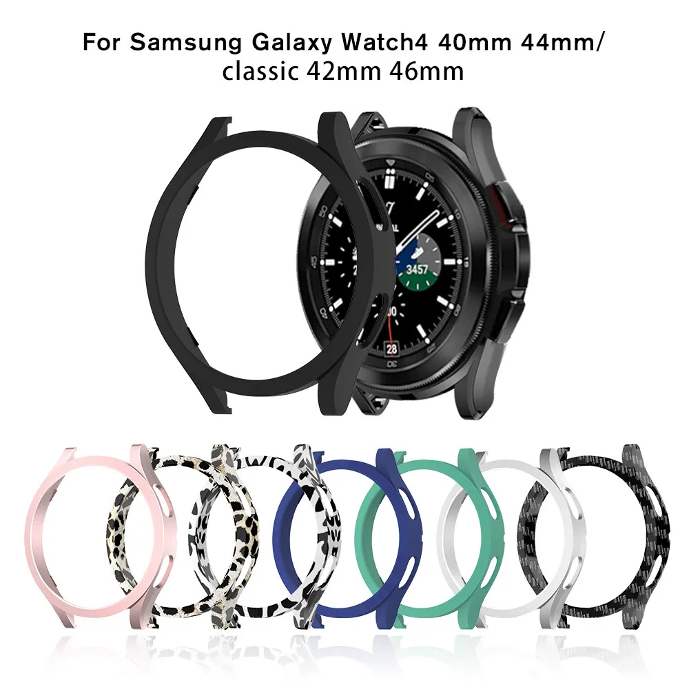 Жесткий пластиковый защитный чехол для Samsung Galaxy Watch 4 Classic 46 мм 42 часы 44 40 рамка