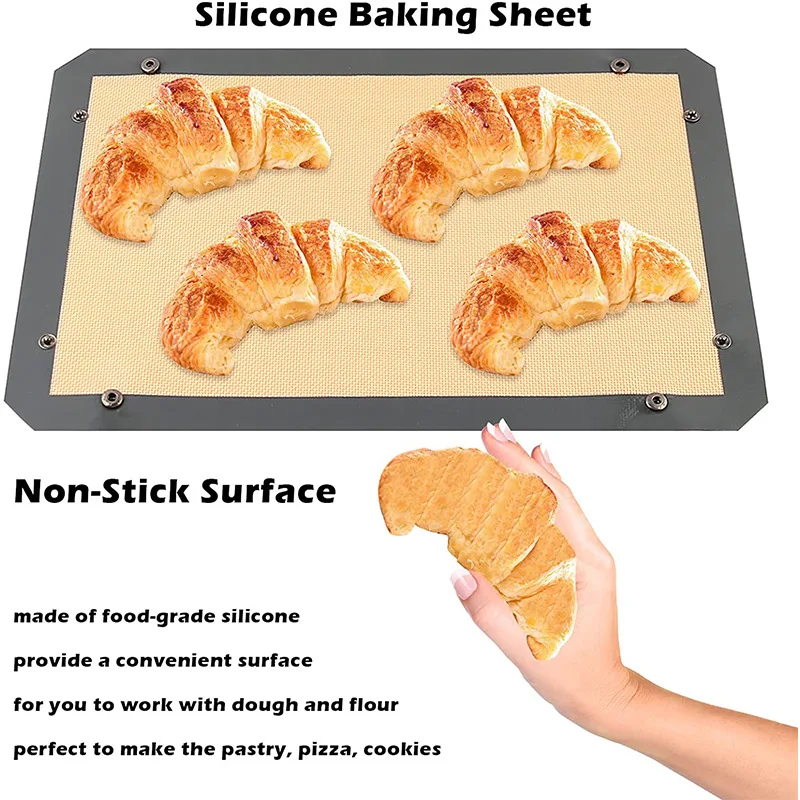 Силиконовый коврик для выпечки не протекает с антипригарным покрытием