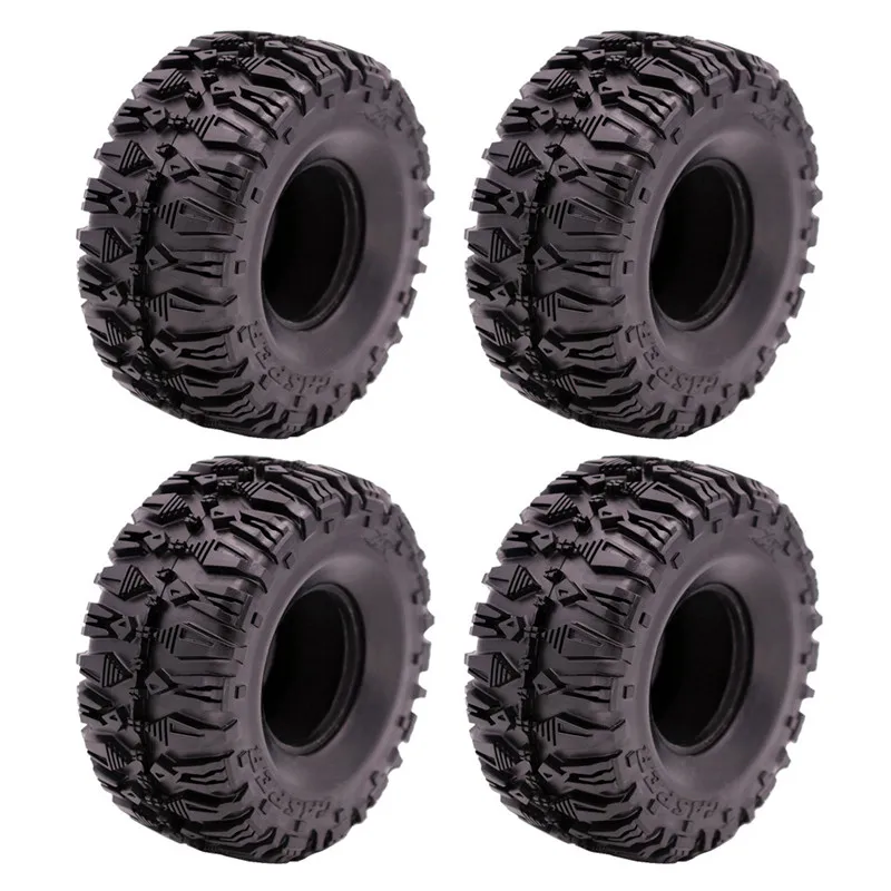 

4PCS 2.2" Mud Grappler Rubber Tyre 2.2 Wheel Tires 120*48MM for 1:10 RC Rock Crawler Traxxas TRX4 TRX-6 Axial SCX10 90046