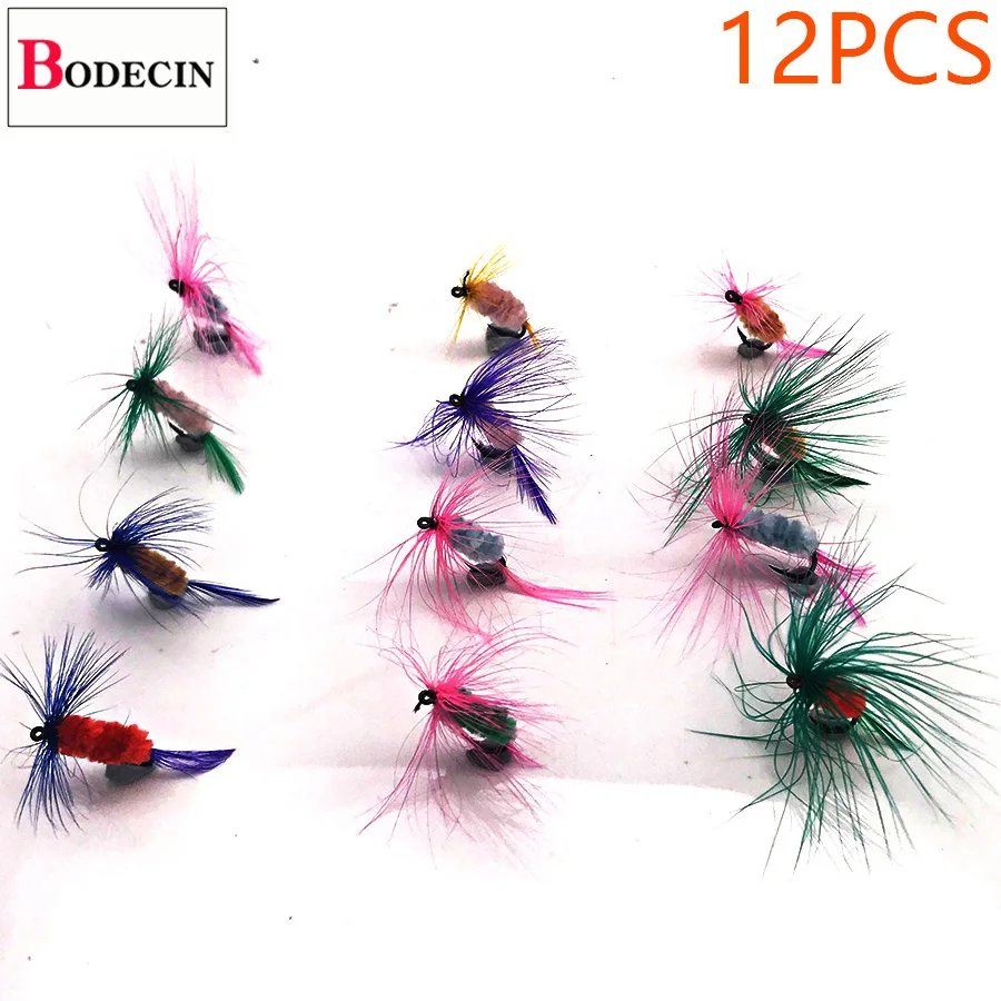12 шт. Цикада для нахлыста/рыболовных приманок/крючков/бабочек/снастей набор мух