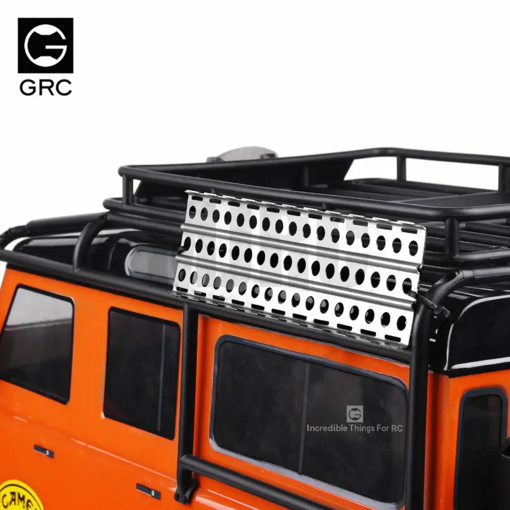 For Axial Scx10 90046 90047 D90 D110 Escape Board Climbing Car Metal Skid 1/10 Rc Tracked Vehicle Trax Trx4 Guard Bronco enlarge