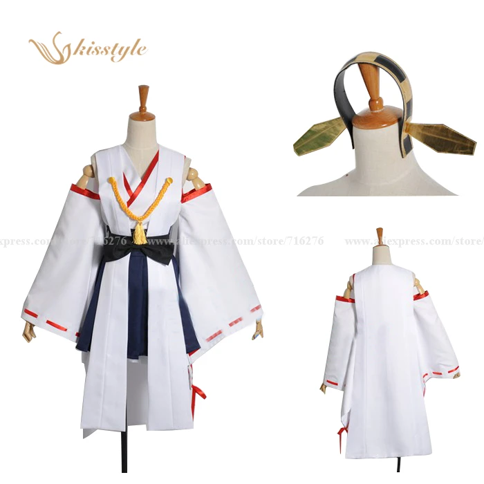 

Kisstyle модный анимэ Kantai Коллекция Kancolle флот девушки линкор Конг косплей костюм, индивидуальные принимаются