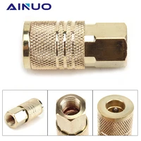 14 npt air line hose fitting coupling adapter quick coupler tool compressor connector brass 135pcs