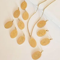 amaiyllis 18k gold birth flower necklaces pendants handmade birthday month gift for mom sister friend floral flower necklaces
