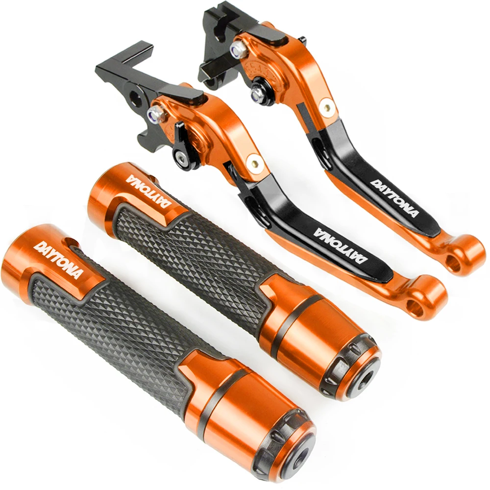 R Set of styles Для Triumph Daytona 600 650 2004 2005 Аксессуары для мотоциклов Выдвижная сцепные рычаги и руль штыри заканчивается - Цвет: R Set of styles