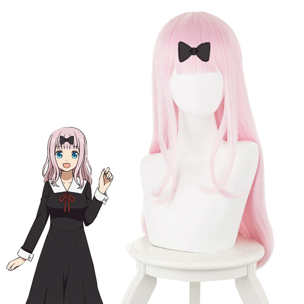 Парик для косплея Kaguya-sama Love Is War Chika Fujiwara женщин и девушек синтетические волосы