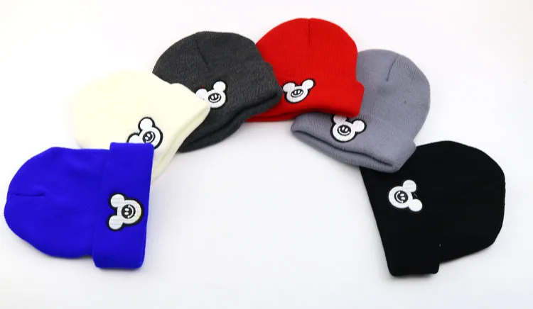 Детская зимняя шапка Микки для мальчиков и девочек реквизит новорожденных