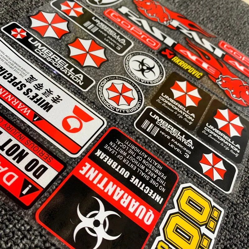 1 шт. светоотражающий Мотоцикл Скутер Стайлинг автомобиля Наклейка боковая