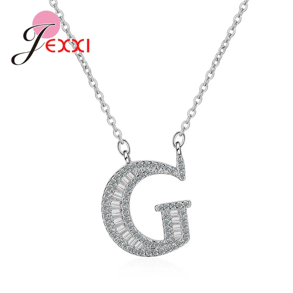 Ожерелье женское из серебра 925 пробы с кубиками циркония AAAAA | Украшения и