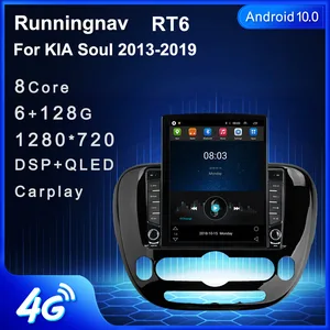 Мультимедийная магнитола для KIA Soul, стерео-система под управлением Android 9,7, с GPS и RDS Навигатором, без dvd, для KIA Soul 10,1-2013, Типоразмер Tesla, 2019 дюйма