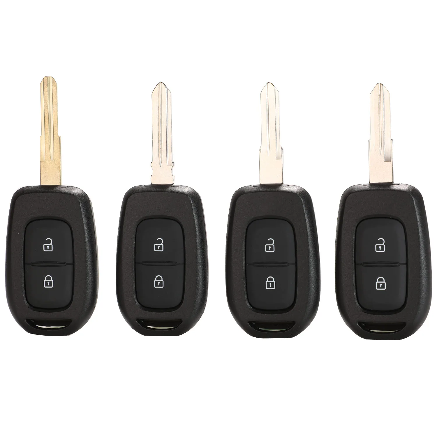 Jingyuqin 2/3 кнопки дистанционного ключа автомобиля оболочки для Renault Sandero Dacia Logan Lodgy Dokker Duster