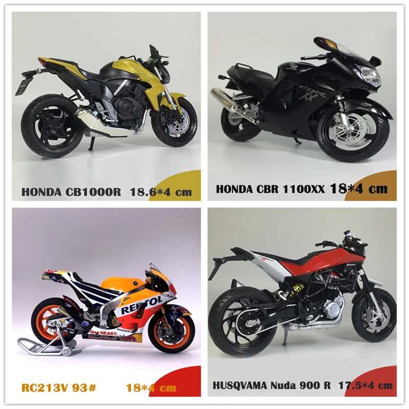 1:12 HONDA RC213V 93 оранжевый гоночный мотоцикл литье под давлением моделирование дисплей Модель мальчик представляет автомобиль вентиляторы коллекция