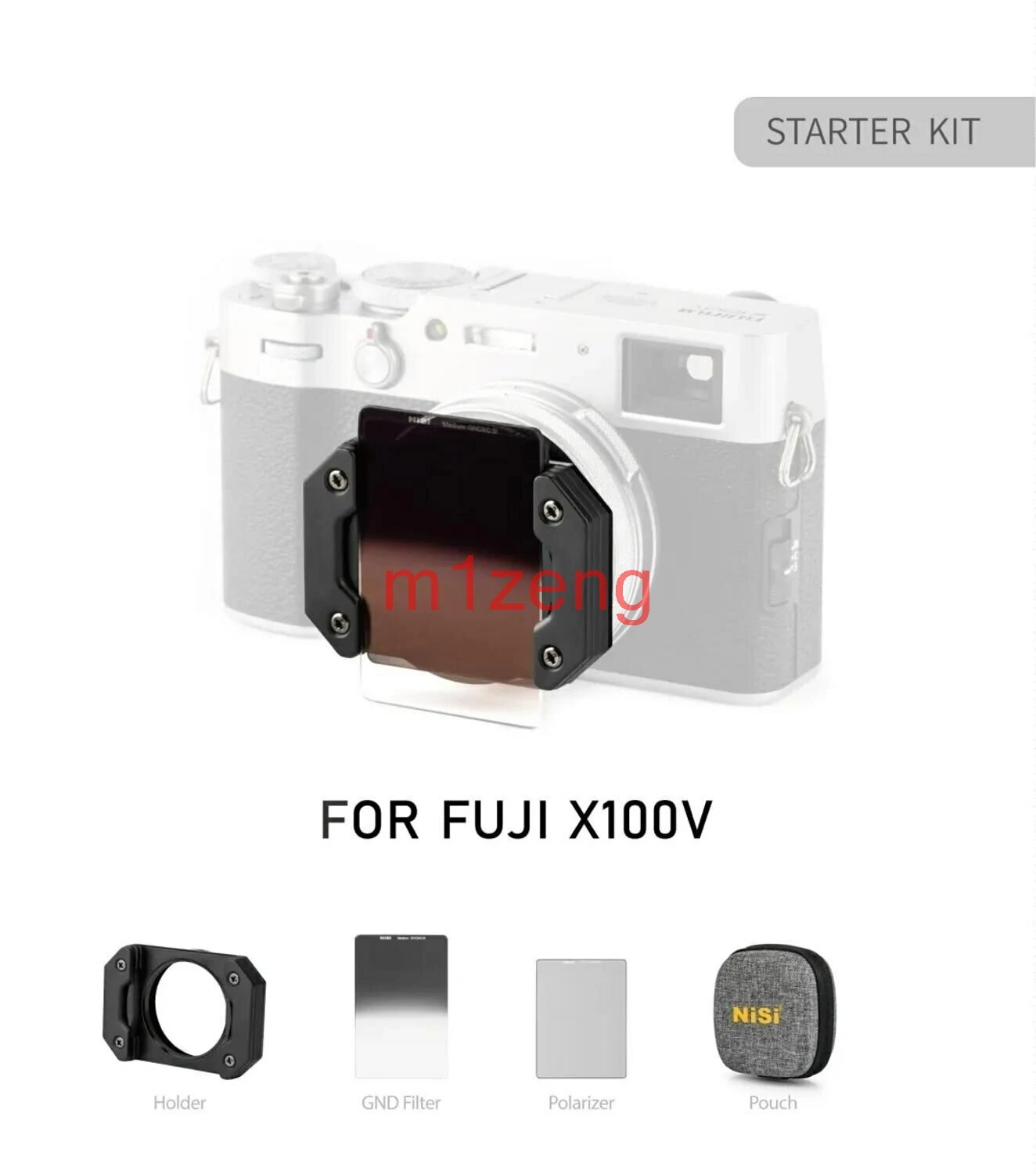Квадратная система фильтров для объектива X100V (держатель + gnd8 cpl nd8 сумка