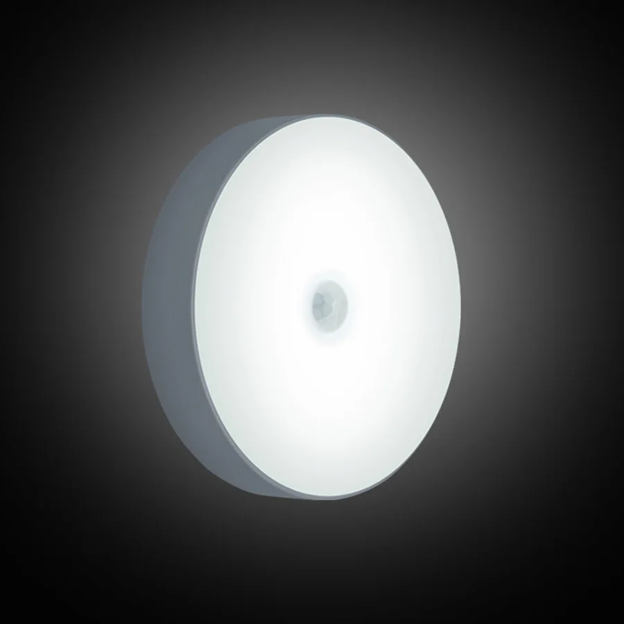 

Motion Sensor LED Night Light USB Rechargeable Night Lamp for Home Bedroom Kitchen Cabinet Wireless Closet Light Children's Gift