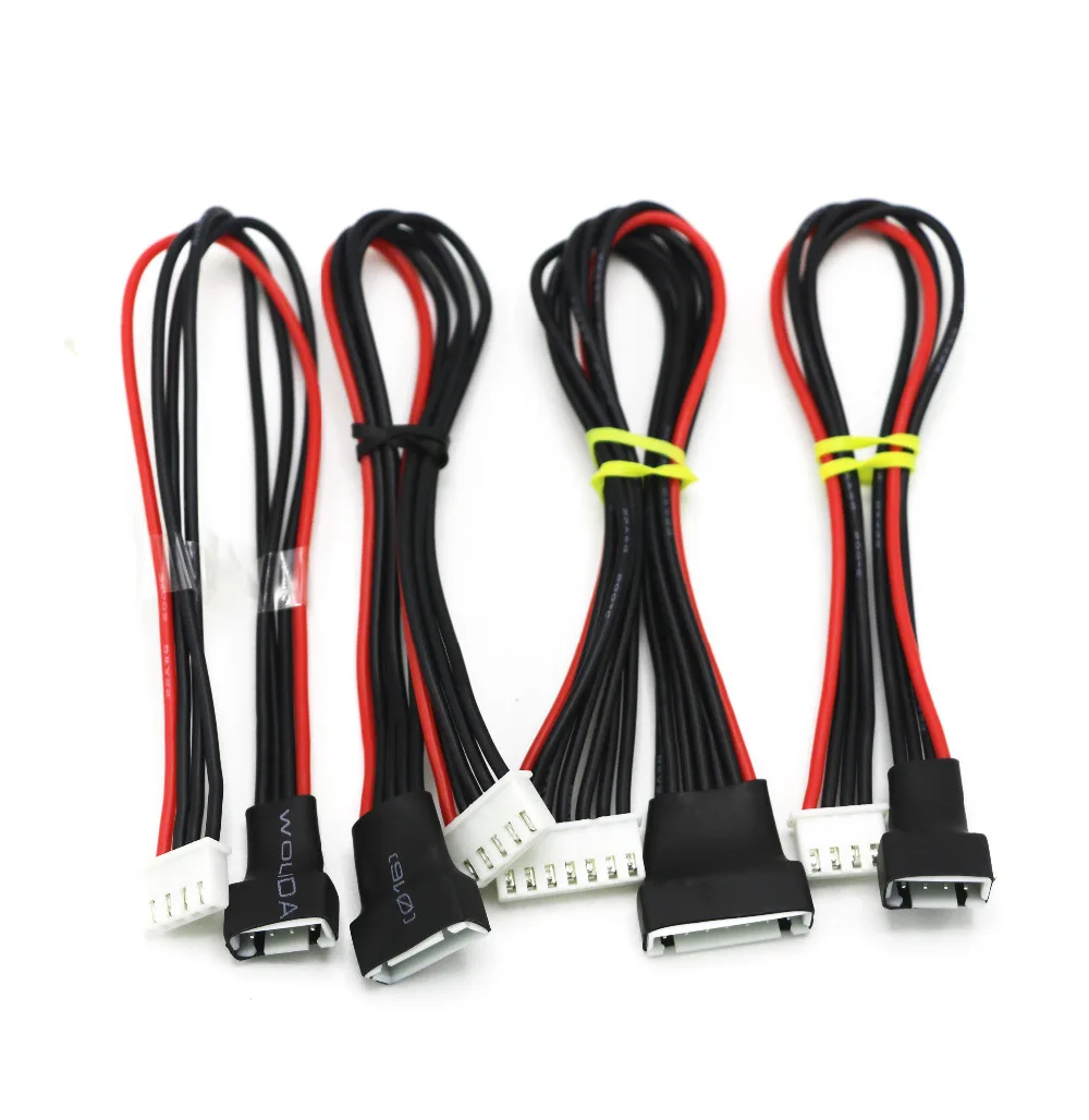 5 шт./лот JST-XH 2S 3S 4S 6S 20 см 22AWG Lipo балансировочный провод удлинитель заряженный
