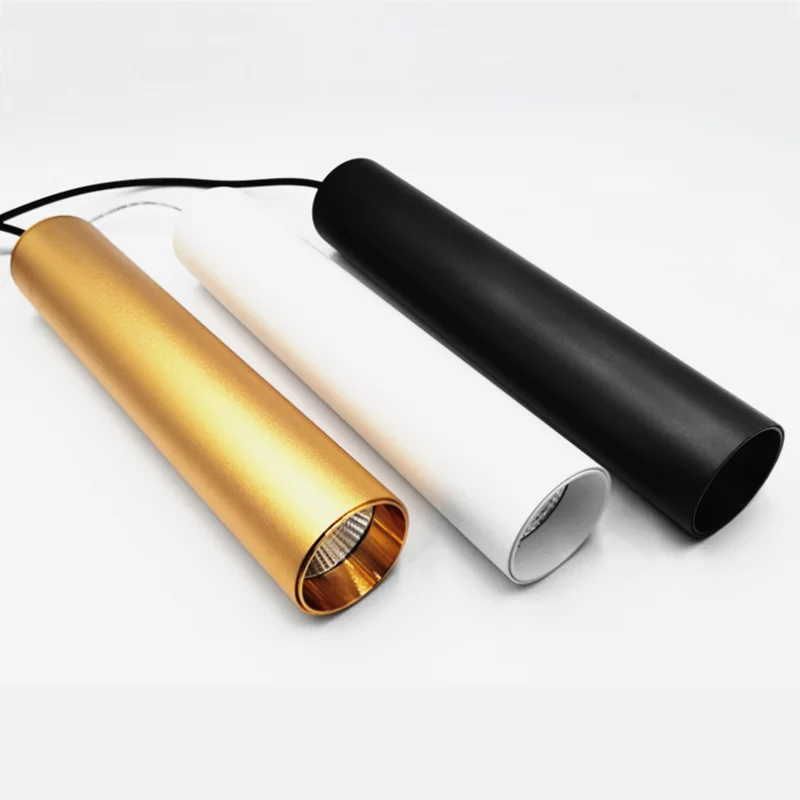 Цилиндрические светодиодные подвесные светильники с регулируемой яркостью