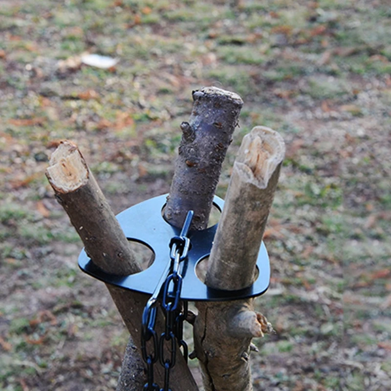 

Портативный штатив для кемпинга, идеальный аксессуар для похода на открытом воздухе, кастрюля, печи, устойчивость к высоким температурам