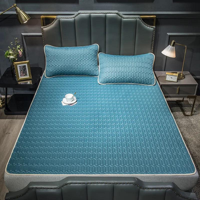 Домашний декор однотонный детский летний спальный коврик набор шелковистых