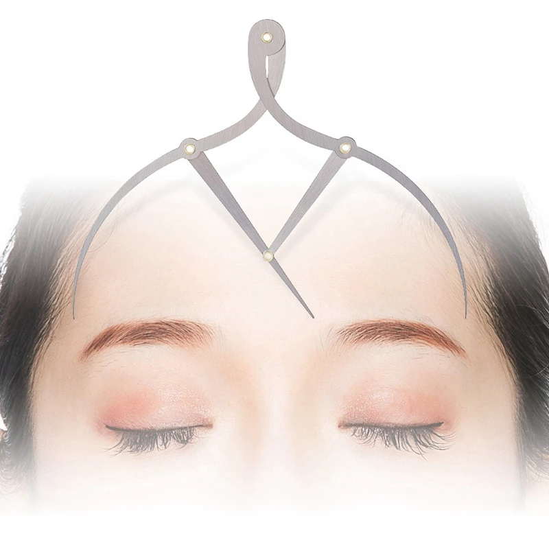 

Mean Calipers Golden Ratio Calipers Stainless Steel Eyebrow Ruler 1:1.618 Measure Tool for Tattoo Makeup