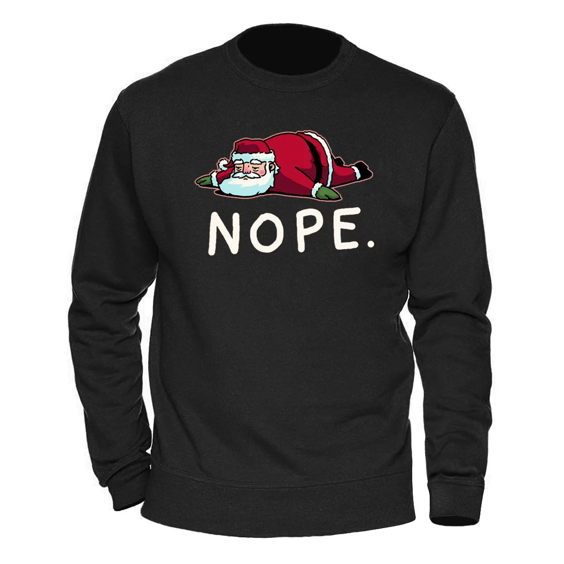 

Mens Clothes Santa Claus Nope Gife Funny Hoodies 2020 Keep Warm Autumn Winter Man Sweatshirts Casual Clothing Streetwear Hoodies