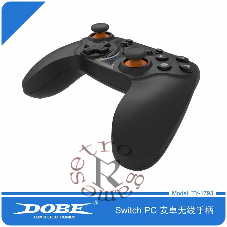 DOBE TY-1793 игровой bluetooth-контроллер Беспроводной геймпад Турбокомпрессор 《 переключатель/Android телефон/ТВ коробка/ПК 3-в-1 геймпад
