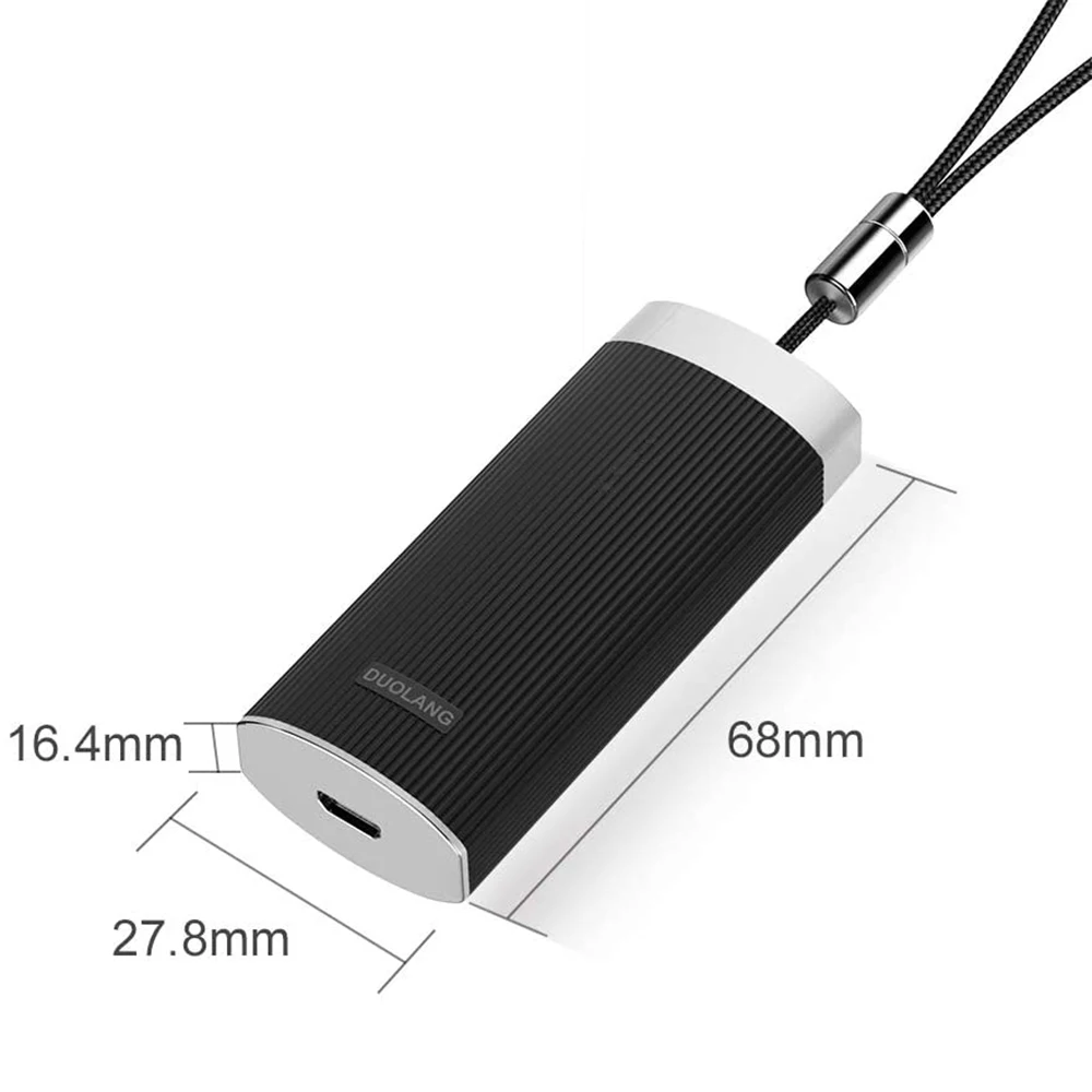 Wearable Air Purifier Necklace USB Cleaner Personal Negative Ion Generator Freshener | Бытовая техника