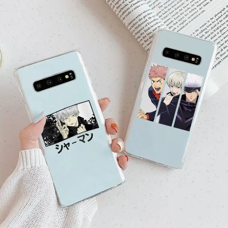 

Jujutsu Kaisen Anime Cartoon Phone Case Transparent For Samsung Galaxy A S Note 9 11 10 51 50 71 70 80 20 21 30s ultra plus