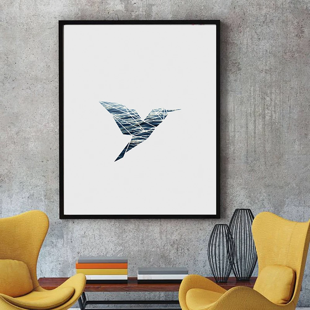 Декоративная живопись сине-белая картина маслом компьютерная | Дом и сад