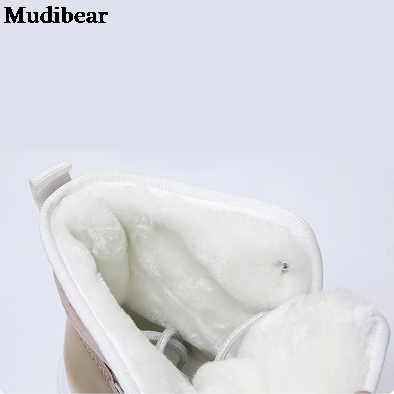 

Mudibear Women Boots 2020 Autumn Snow Female Shoes Brand Ladies Shoes Platform Boots Winter Female Warm Botas Mujer Footwears