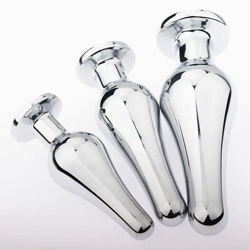 Анальная пробка из нержавеющей стали игрушка для взрослых эротический