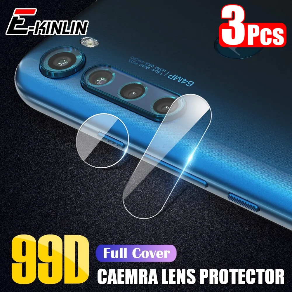 

3 шт./лот задняя камера объектив для Motorola Moto One vision 5G Fusion плюс P30 играть X4 закаленное стекло задней Защитная пленка для экрана