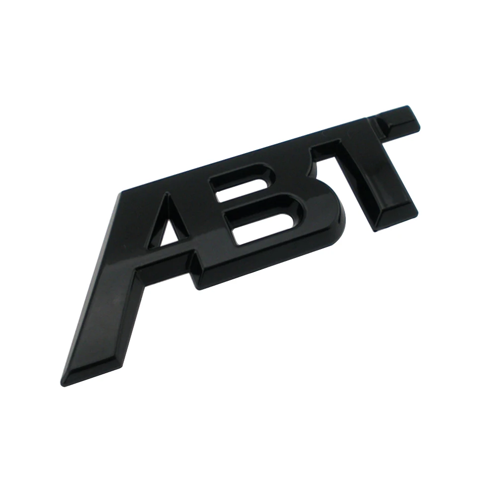 Металлическая наклейка с логотипом автомобиля ABT для Audi Volkswagen Seat Skoda Golf Octavia Kodiaq Leon