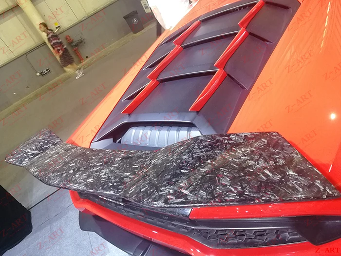 Задний спойлер из кованого углеродного волокна для заднего крыла Huracan Lamboghini LP610
