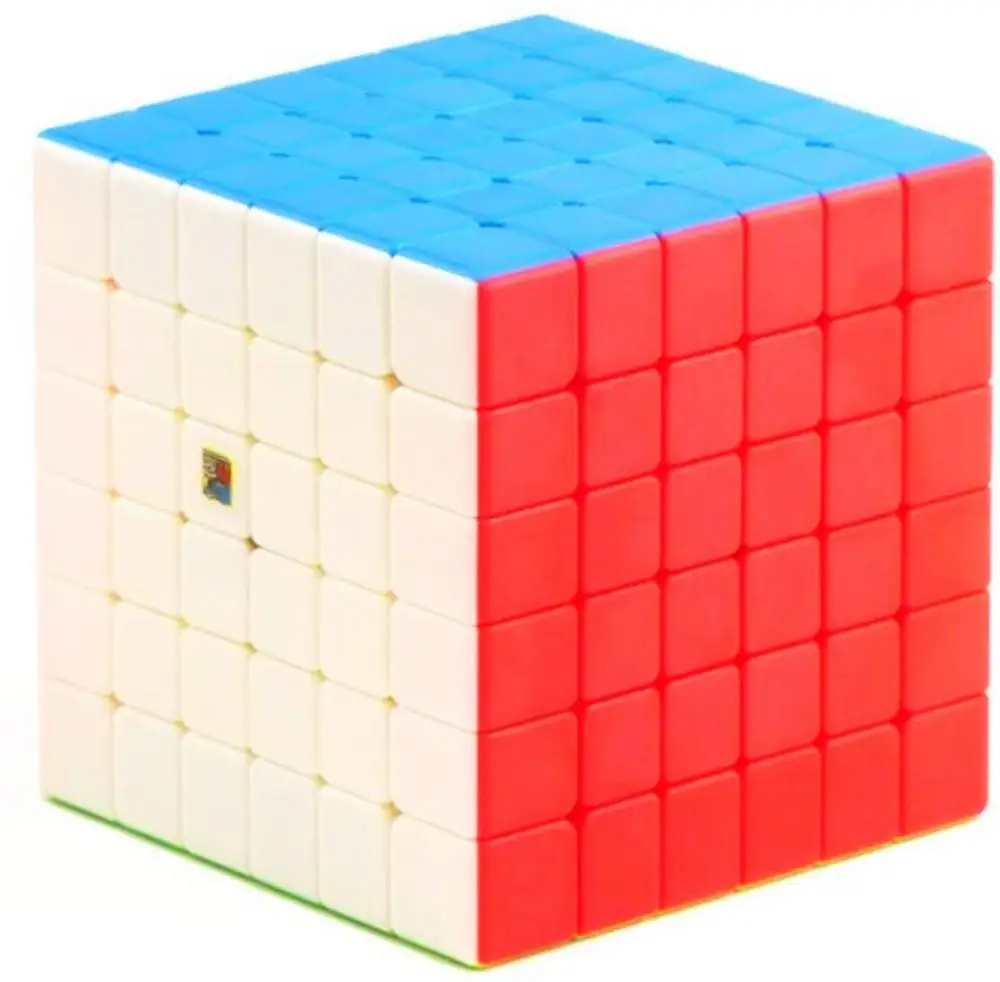 Скоростной кубик Moyu 6x6 без наклеек скоростной Mofang Jiaoshi Meilong 6x6x6 Магический Cubing