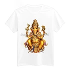 Футболка Ganesha, Мужская футболка с 3D-принтом индуистское божество историй, мужские футболки с 3D-принтом, топы сделай сам, футболка с индивидуальным дизайном