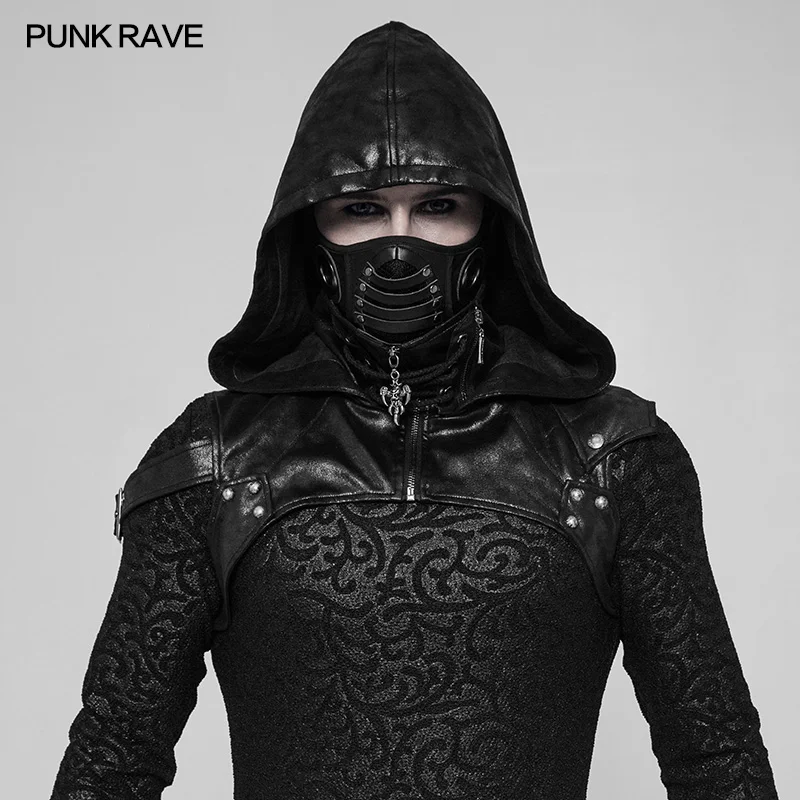PUNKRAVE аксессуар унисекс в стиле панк с капюшоном красивая женская шляпа для