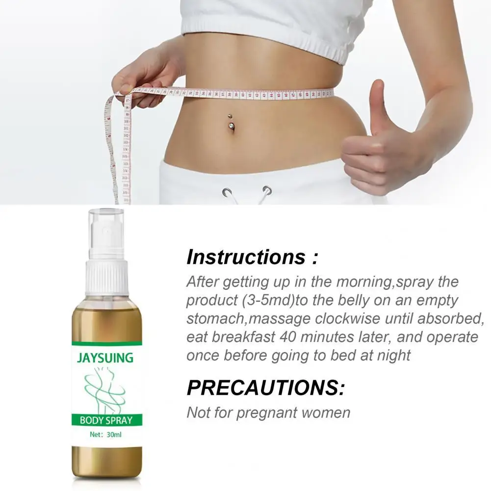 

30ML Professional Body Slim Spray Effective Healthy Plant Extracts Body Firming Weight Loss Spray for Men
