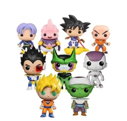Экшн-фигурки FUNKO pop из аниме Дракон балз SUPER SAIYAN 3 GOKU VEGITO BROLY MAJIN VEGETA виниловые