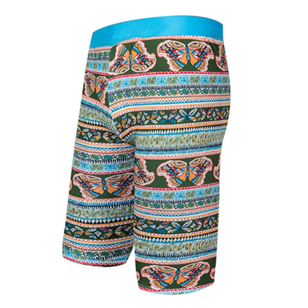 Мужские купальники быстросохнущие плавки дышащий купальник боксеры с принтом