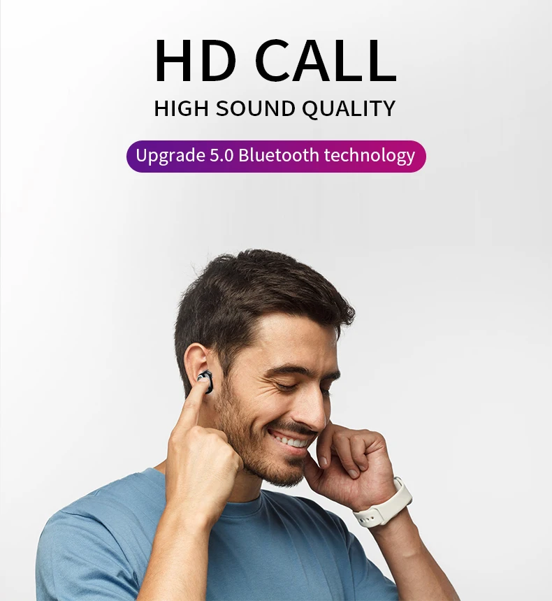 Настоящие Bluetooth 5,0 наушники HBQ TWS беспроводные наушники спортивные наушники с громкой связью 3D стерео игровая гарнитура с микрофоном зарядная коробка