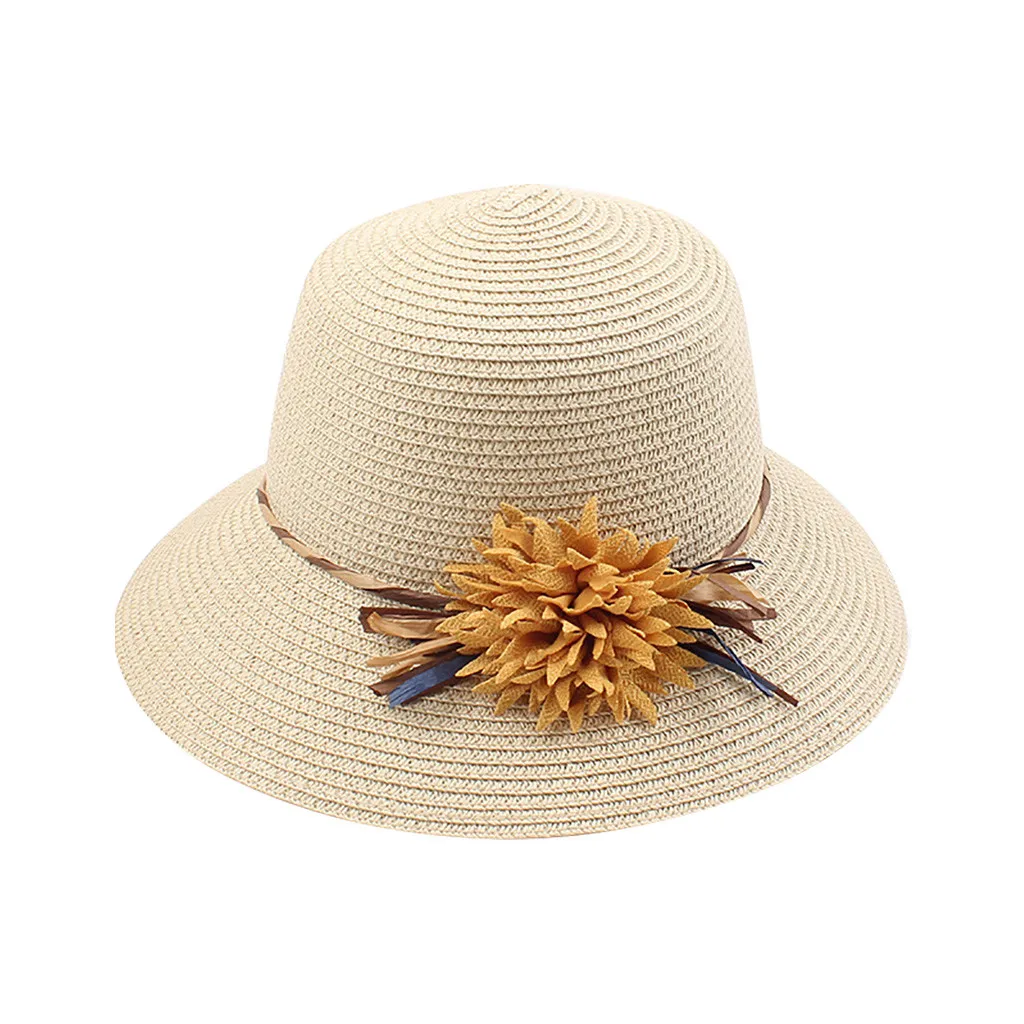 Лидер продаж Новые шапки для женщин летняя Складная модная однотонная шляпка с