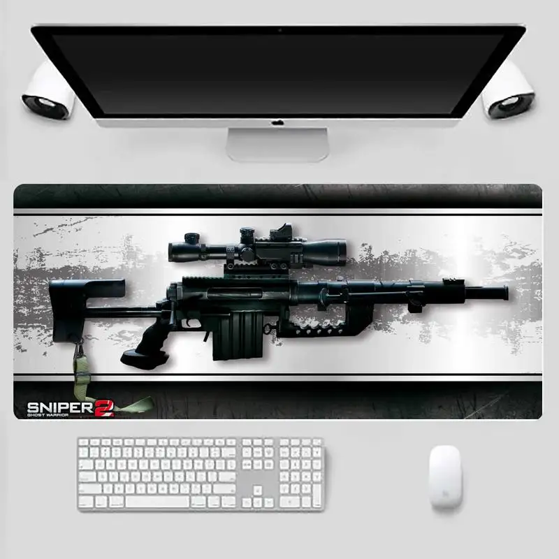 

Gun Customized laptop Gaming mouse pad Desk Table Protect Game Office Work Mouse Mat pad X XL Non-slip Laptop Cushion