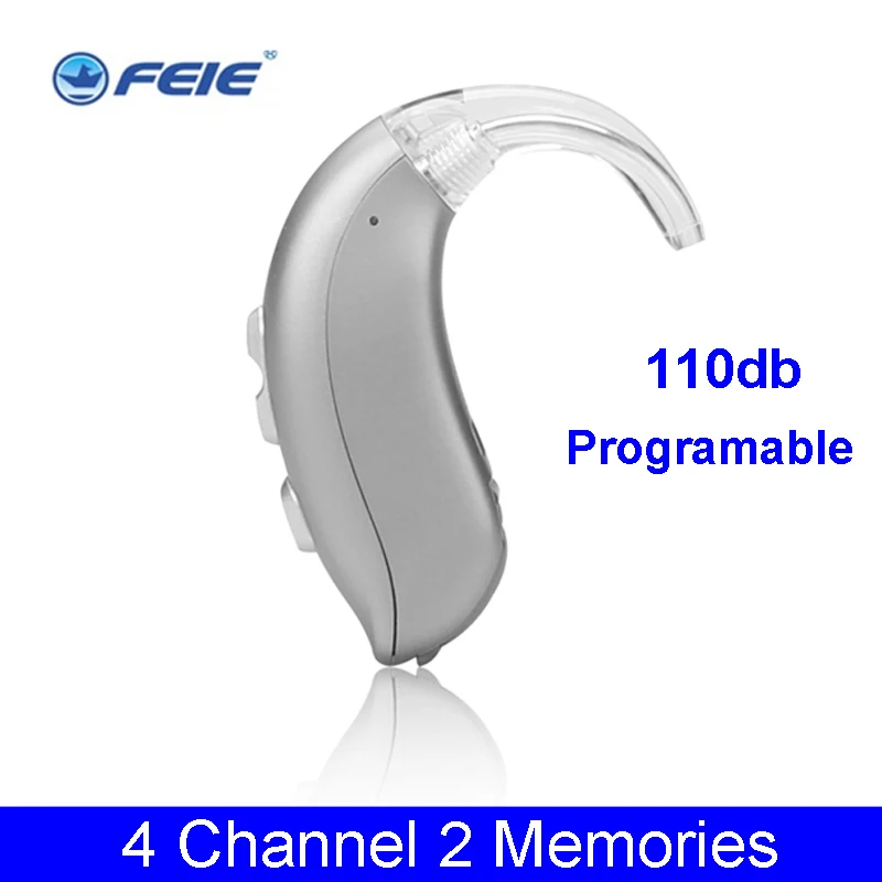 

MY-16 Digital Hearing Aids BTE 4 Channels Hearing Aid Adjustable Tone Sound Amplifier High Powerful Portable Deaf Elderly