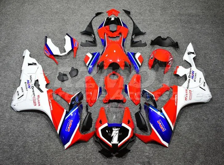 

Injection New ABS Motorcycle whole Fairings kit Fit for HONDA CBR1000RR 2017 2018 2019 17 18 19 Bodywork set red blue