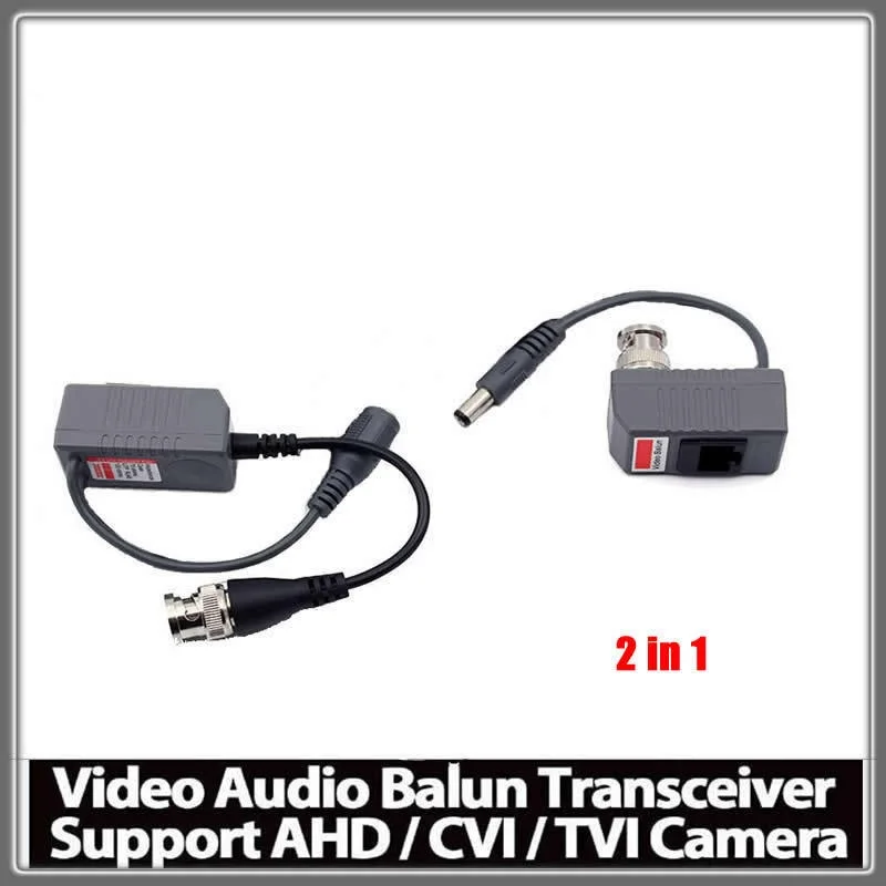 

Camera Video Balun Transceiver Connector BNC UTP RJ45 Video and Power Over CAT5/5E/6 Cable Security 5 Pair 2 In 1 CCTV