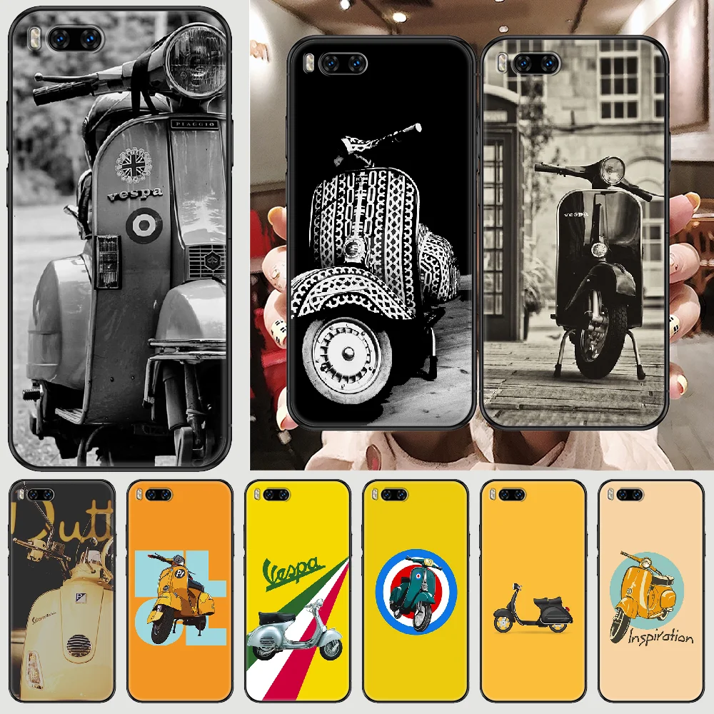 Чехол Vespa для телефона с мотоциклом и скутером Xiaomi Mi Max Note 3 A2 A3 8 9 9T 10 Lite Pro