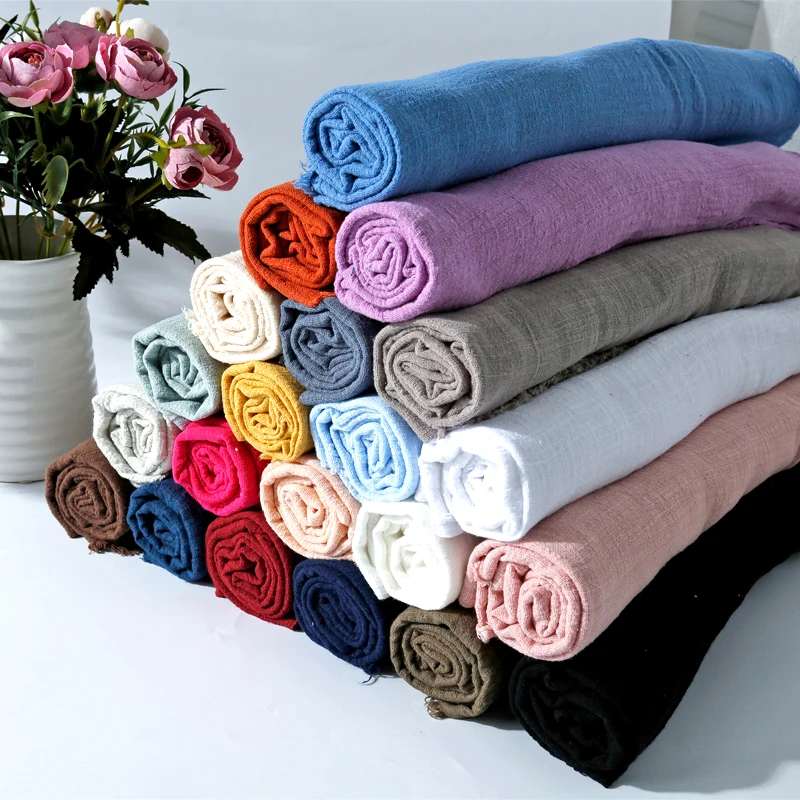 wholesale Soft Linen Cotton Fabric Organic Material Pure Natural Flax Cambric Eco DIY Clothes Patchwork  100% cotton fabric