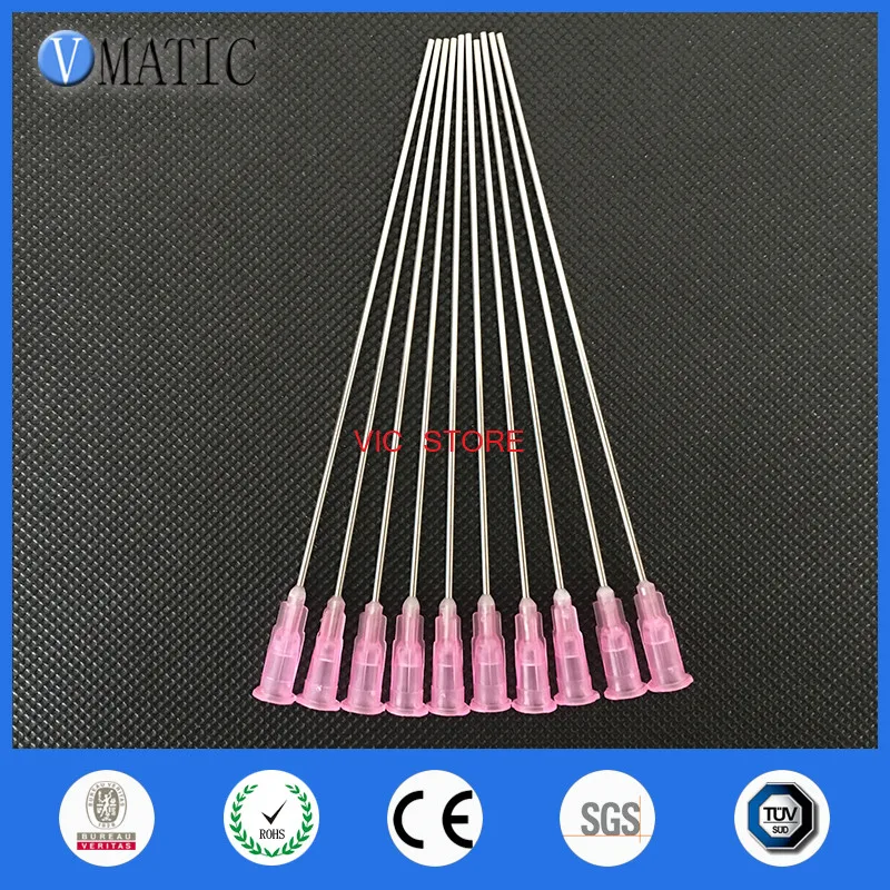 

Free Shipping Quality 18G Blunt Tip Needle 10cm Liquid Dispenser Adhesive Glue Ink Refilling 100mm Length Dispensing Needles