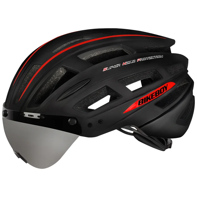 Bicycle helmet LED warning lamp light bike helmet airsof helmet Composites Half-covered Unisex bike helmet