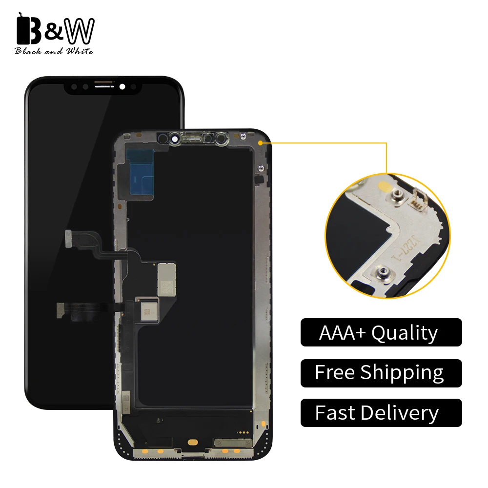 AAA +++ качественный OEM дисплей для iPhone XS MAS OLED 6 5 дюймов Pantalla MAX с отличным 3D сенсорным